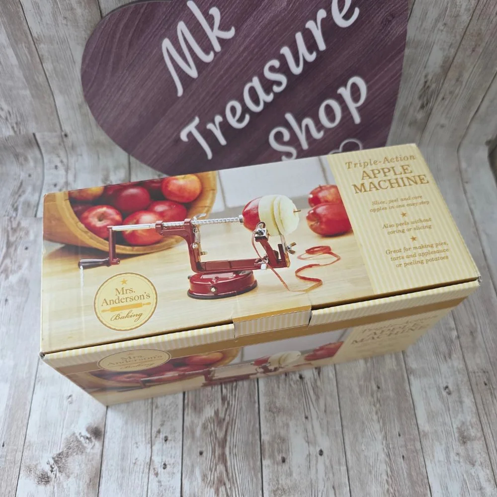 Mrs. Anderson's Baking Red Silver Triple-Action Apple Machine